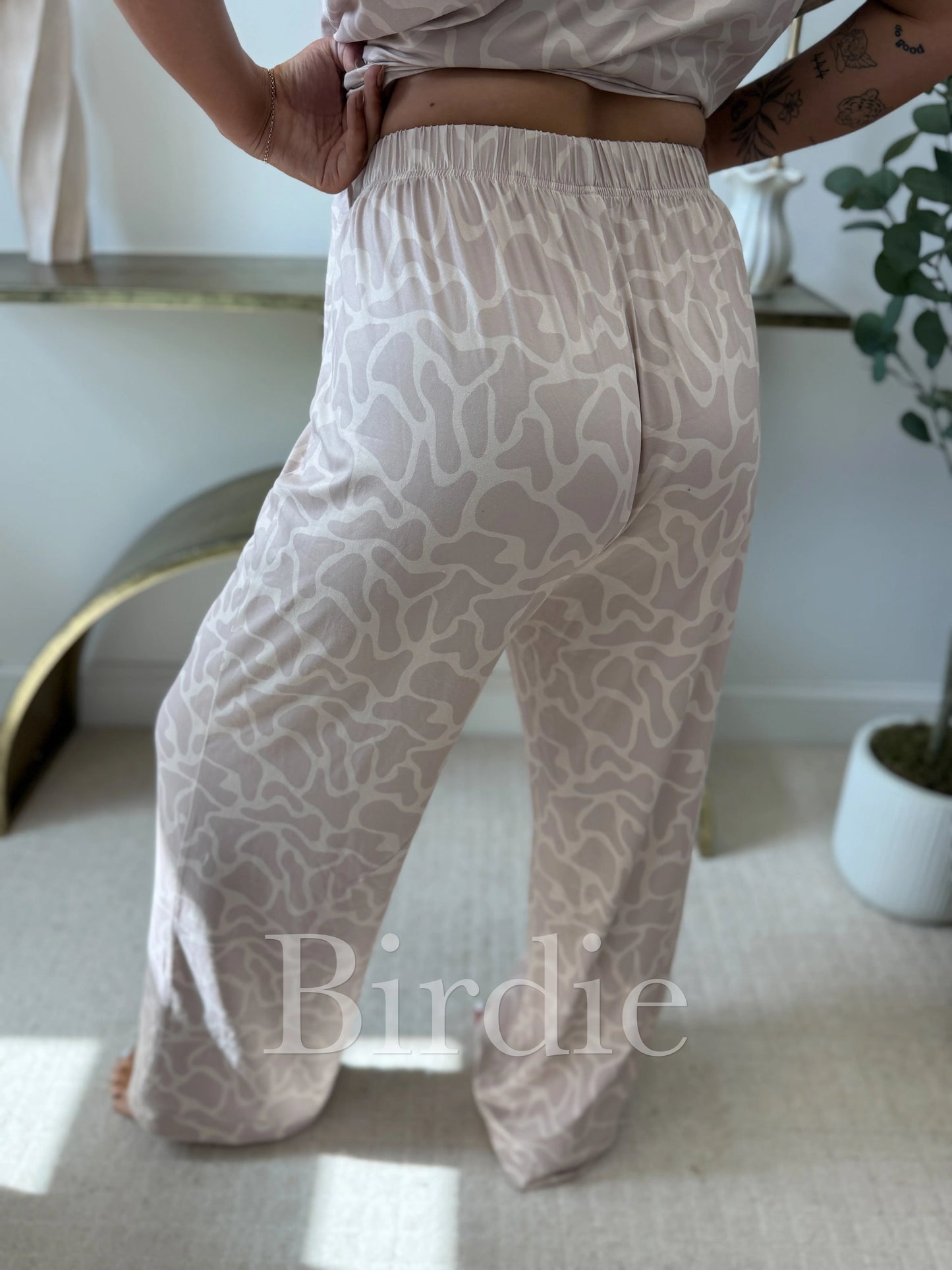 PREORDER Birdie Short Sleeve PJ Set in Bare Marsh Camo (Sold as Set)