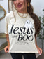 Jesus is my Boo Boxy Graphic Tee on Ivory *final sale*