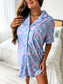 Birdie Tee Sleep Dress in Bluebell Blush