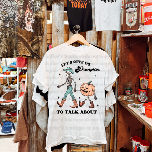 🤠🎃 08/16 SPOOKY DROP • Pumpkin To Talk About Tee/ Crew