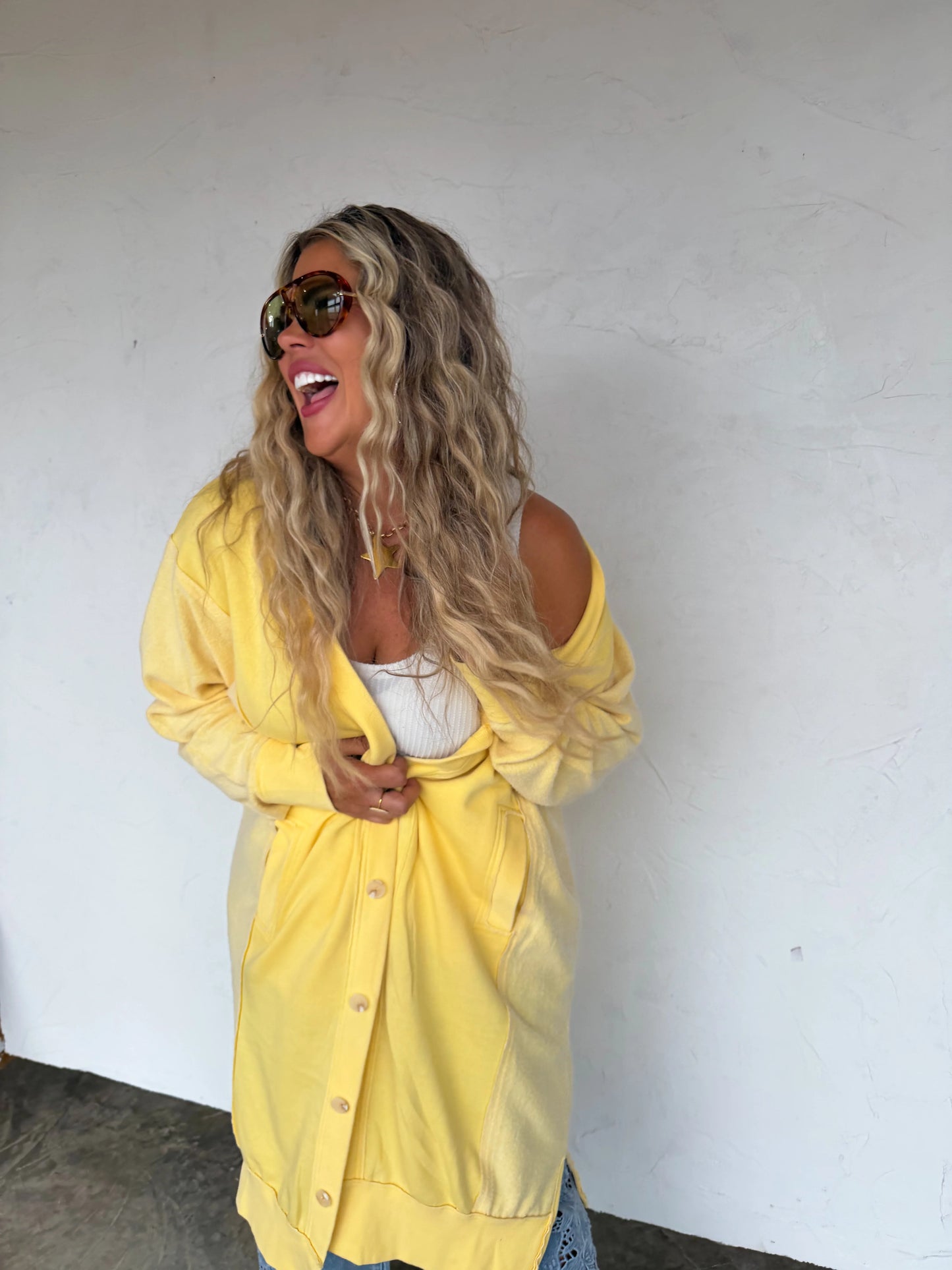 *Limited Quantities* PREORDER Spring Desi Sweatshirt Cardigan