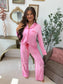 PREORDER Birdie Whisper Dream PJ Set in Pink Rose (Sold as Set)
