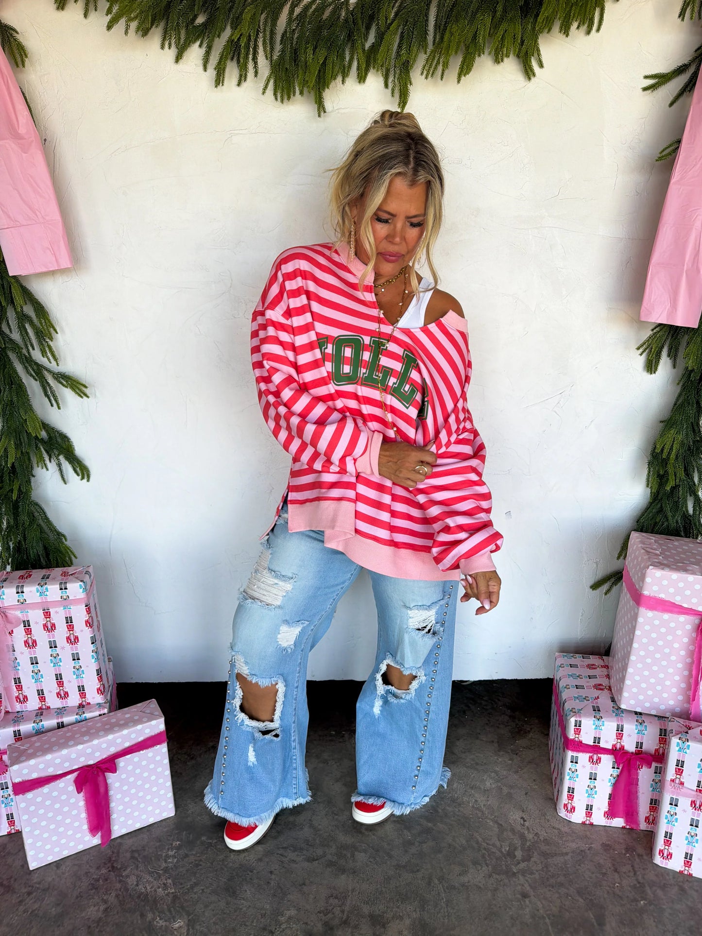 PREORDER Jolly & Merry Oversized Pullover