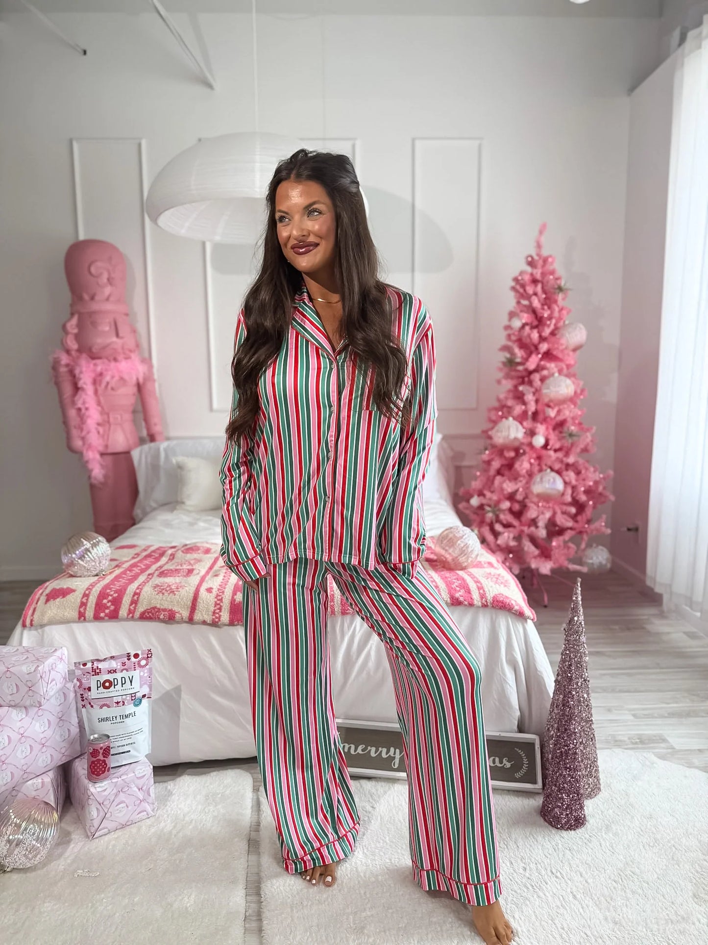 PREORDER Birdie Sleepy Chic PJ Set in Everberry Lane (Sold as Set)