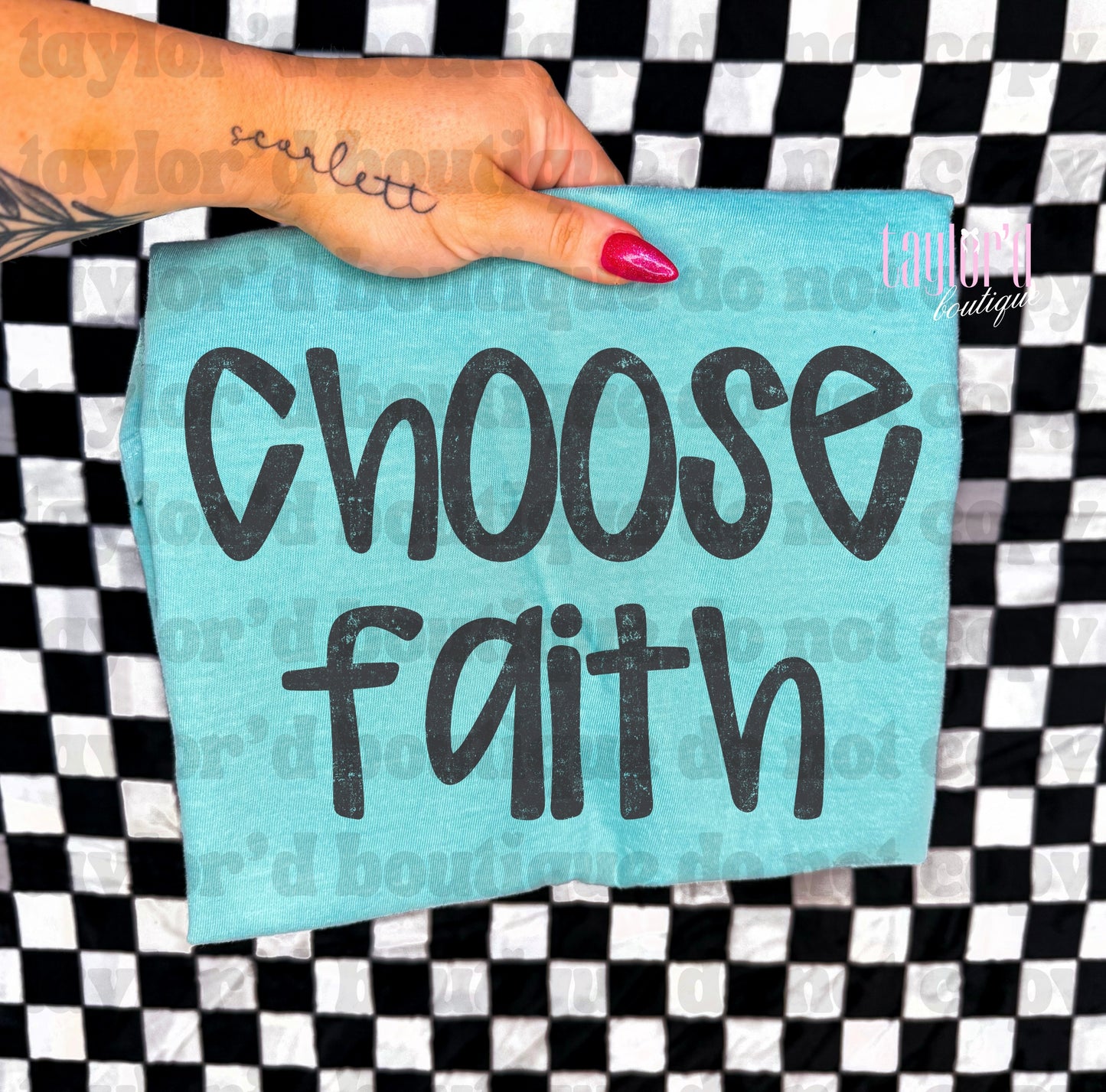 🙌🏼🙏🏻 Choose Faith Tee/ Crew