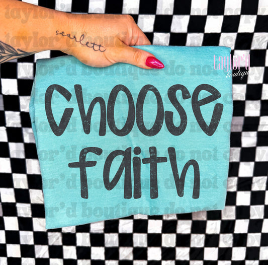 🙌🏼🙏🏻 Choose Faith Tee/ Crew