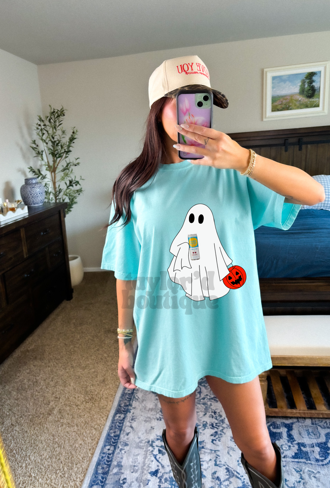 👻💖 Spookin’ & Sippin’ 2.0 CUSTOM Tee/Crew
