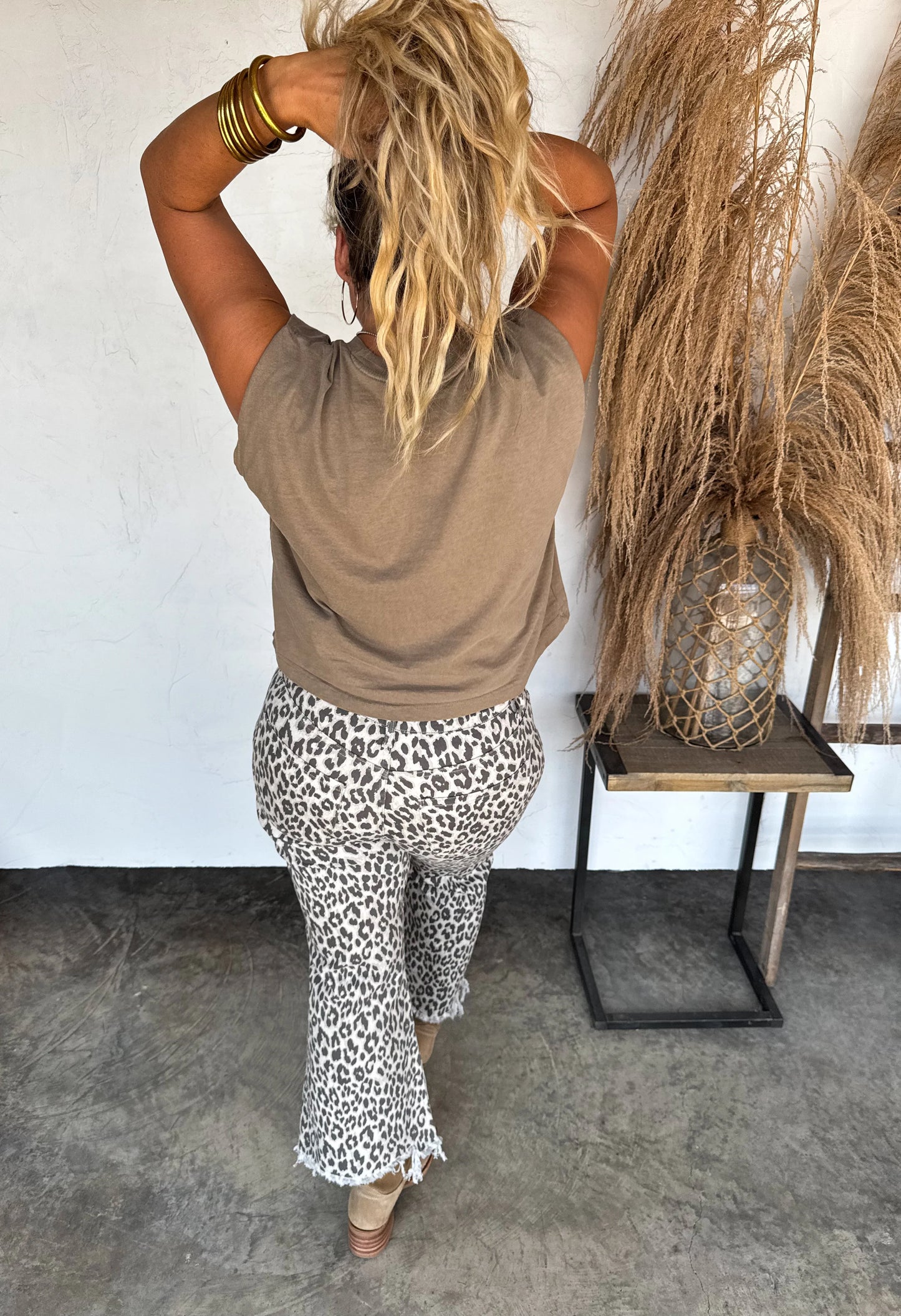 Urban Non-Distressed Cheetah Jeans