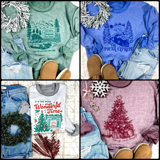PREORDER Inside Out Christmas Sweatshirts