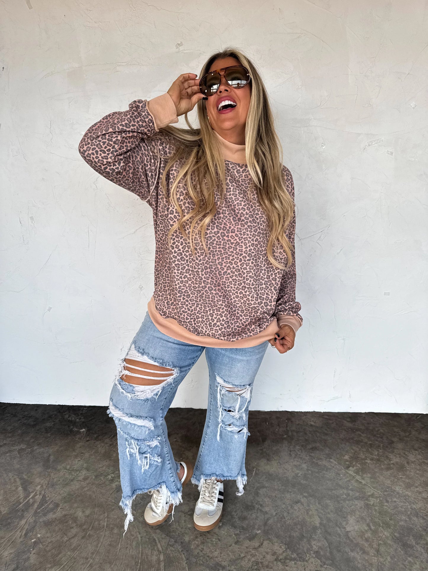 PREORDER Miller Mock Neck Sweatshirt