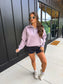 PREORDER Birdie Fleece Out Quarter Zip in Dusty Mauve