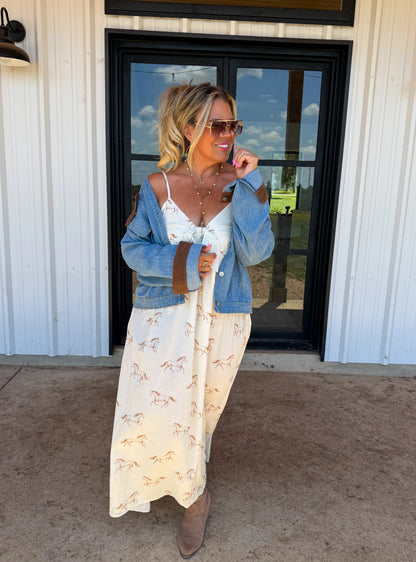 PREORDER Western Charm Maxi Dress