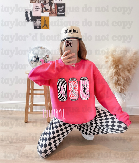 🧃💖 Lani Pink Animal Tee/ Crew