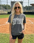 Softball Polka Dot Graphic Tee on Pepper