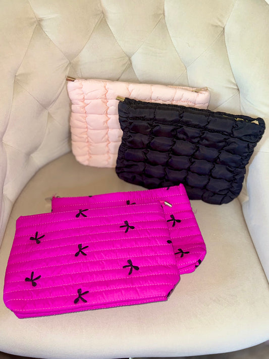 Quilted Cosmetic Bag