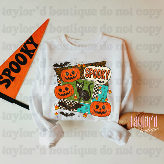 Spooky Collage Crew/ Tee