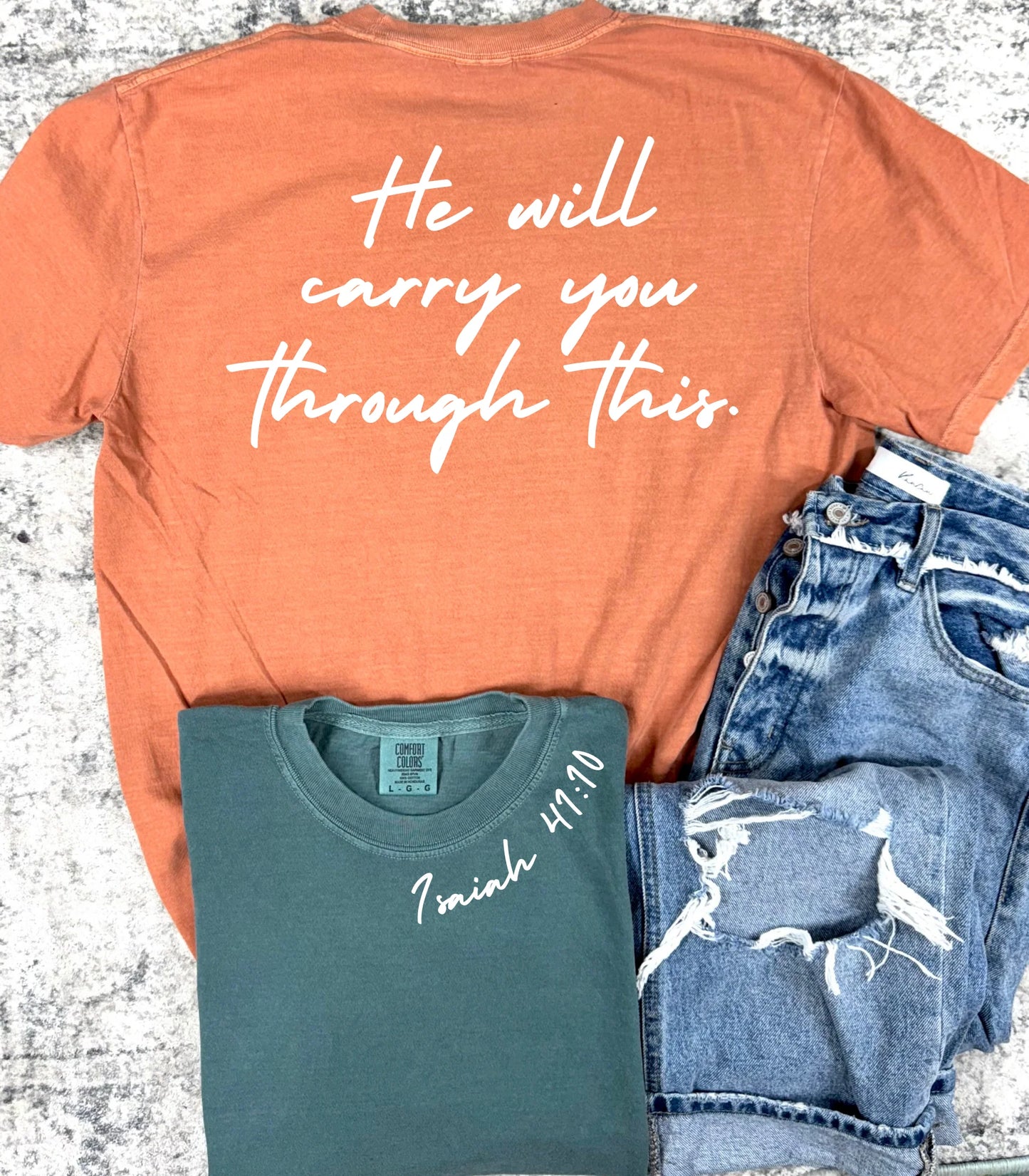 Isaiah 41:10 Short & Long Sleeve Graphic Tee