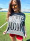 Sports Mom Graphic Boxy Tee on Pepper