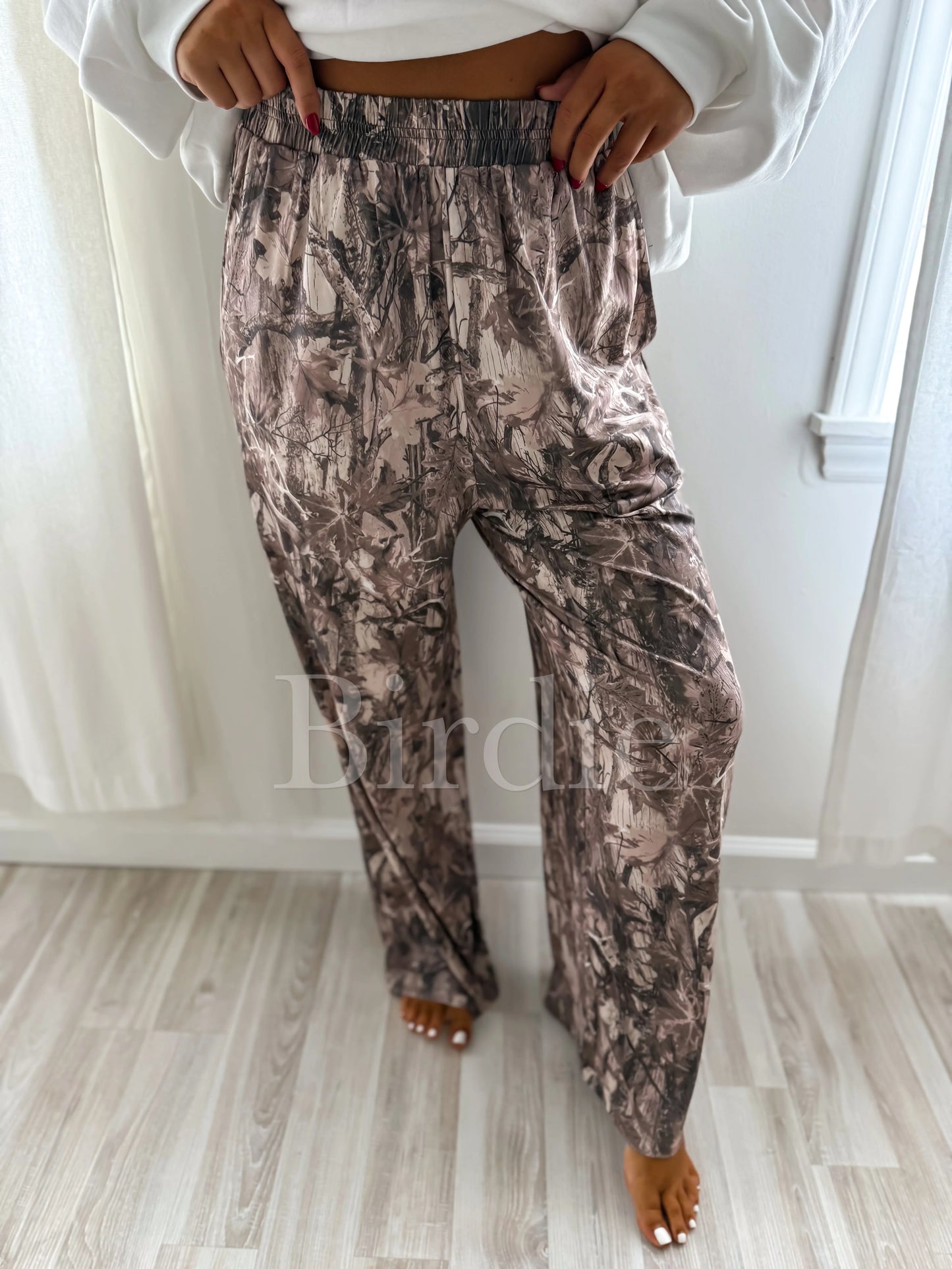 2ND CUT PREORDER Birdie Dark Camo Stretchy Lounge Pants