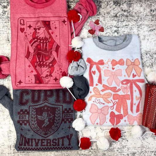Inside Out Valentines Day Sweatshirts