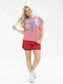 The Liberty Shorts in Red