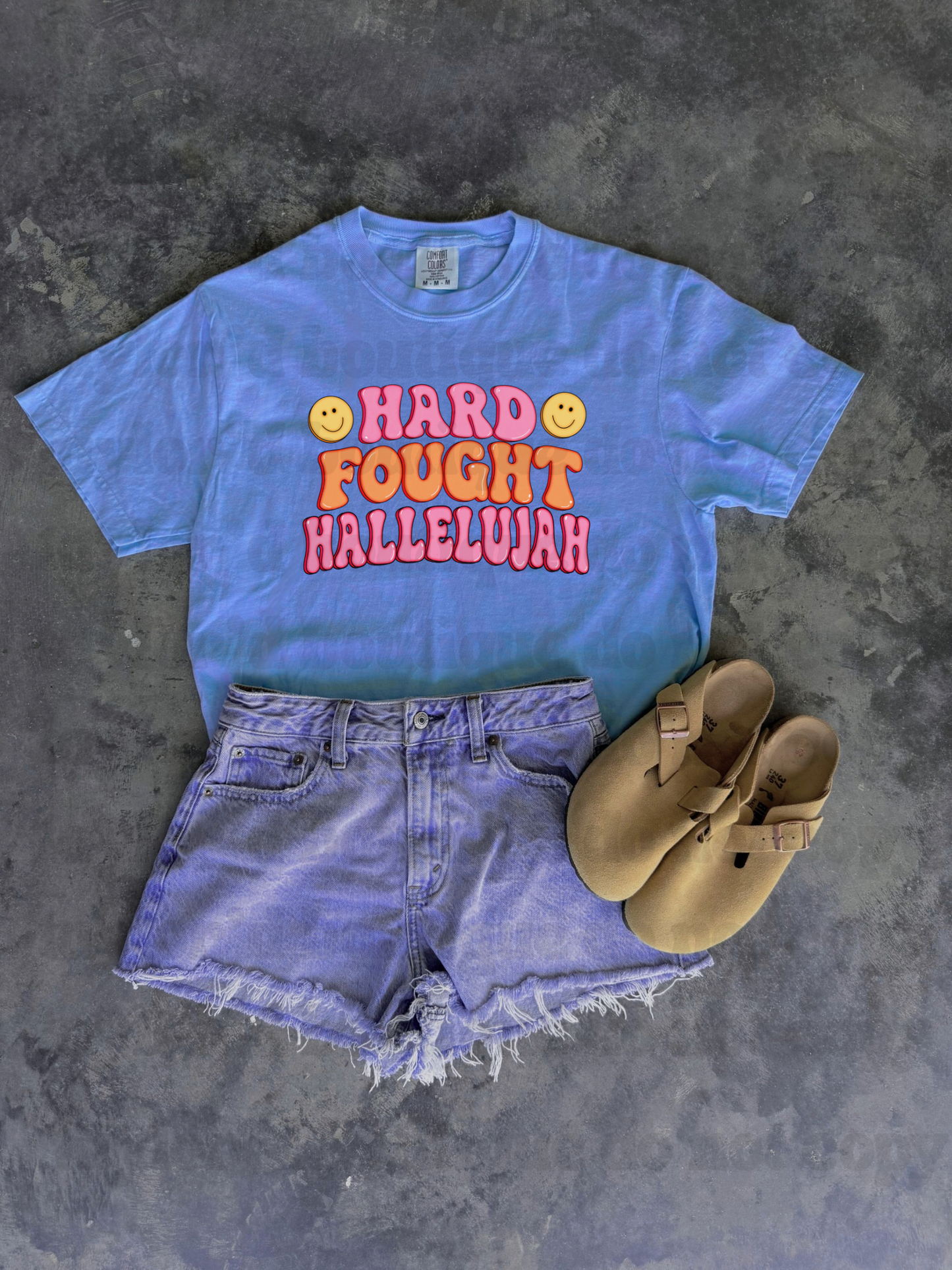 Hard Fought Hallelujah Tee/ Crew