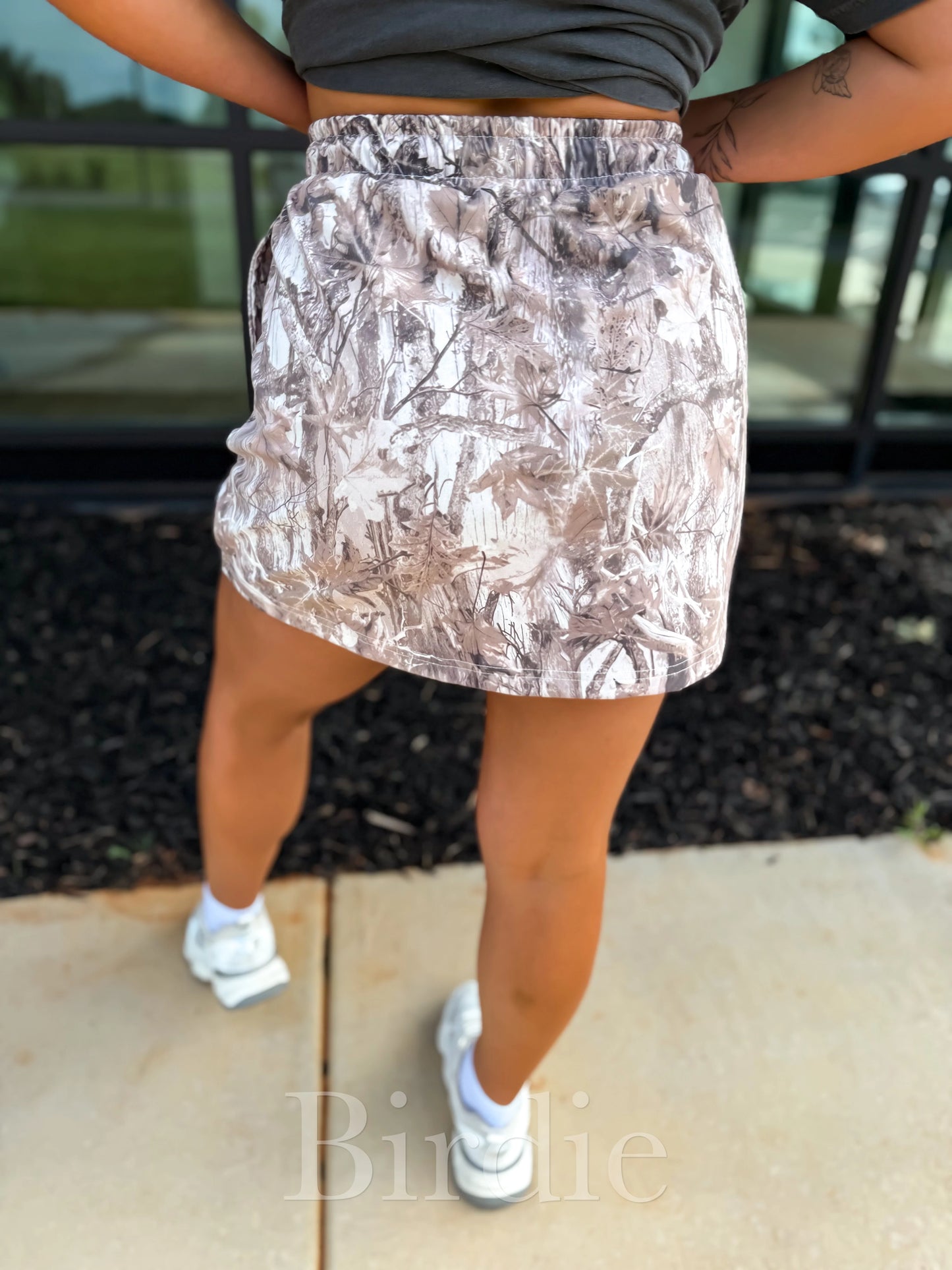 2ND CUT PREORDER Birdie Dark Camo Active Skort