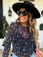PRE-ORDER Spooky Halloween Mesh Top