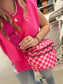 ★Viral Barbie Check Bum Bag★