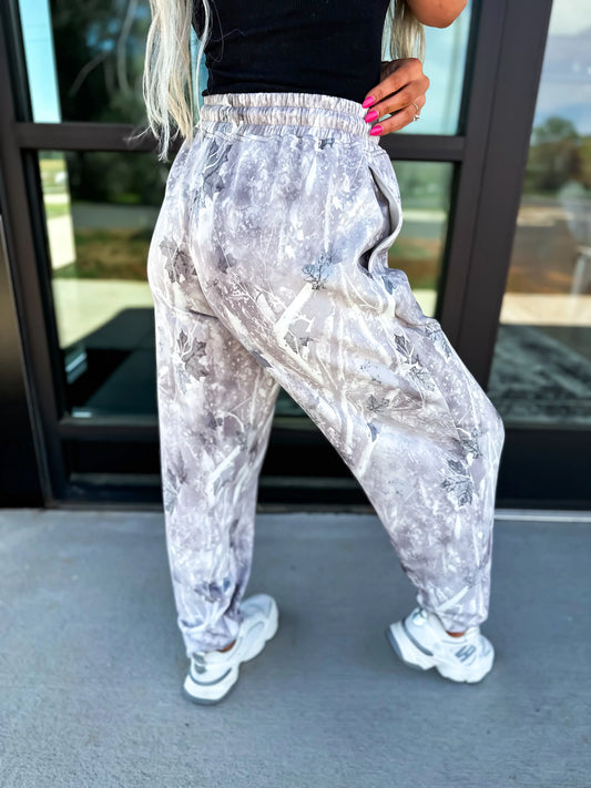 ★PRE-ORDER Birdie Exclusive Grey Camo Cozy Joggers★