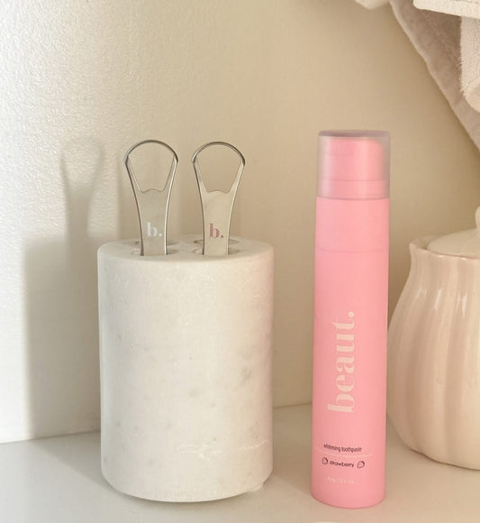 beaut. strawberry whitening toothpaste