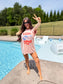 Tired Teachers Summer Club Graphic Tee on Peachy