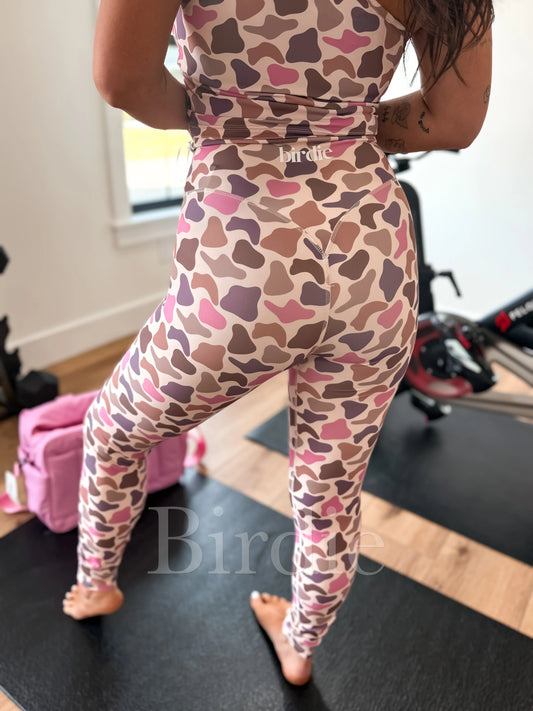 Birdie Flirty Duck Camo Leggings