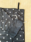 PREORDER Birdie Quick Dry Towel in Black & White Polka Dot