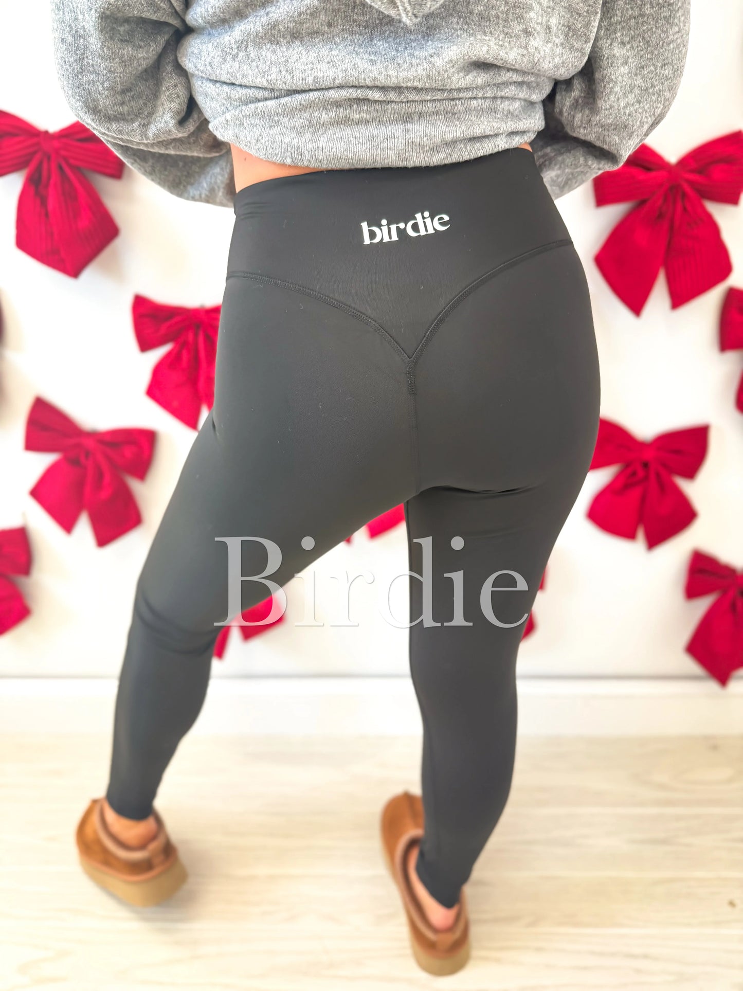Birdie Fleece Lined Leggings In Black