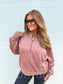 PRE-ORDER Birdie Cinnamon Ash Wash Boxy Quarter Zip