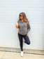 PRE-ORDER Birdie Cinnamon Ash Wash Boxy Quarter Zip