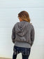 PRE-ORDER Birdie Cinnamon Ash Wash Boxy Quarter Zip