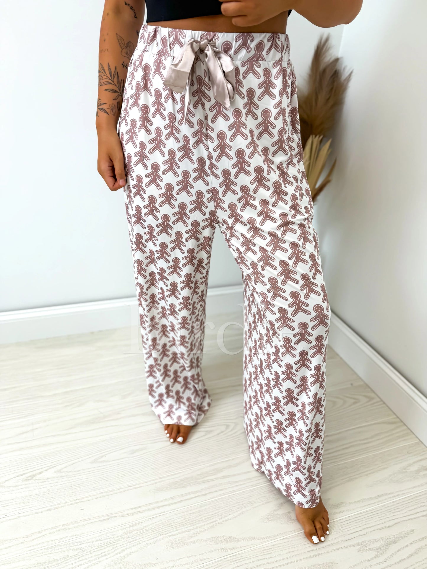 PRE-ORDER Birdie Gingercream Dreams Pajama Pants With Satin Bow