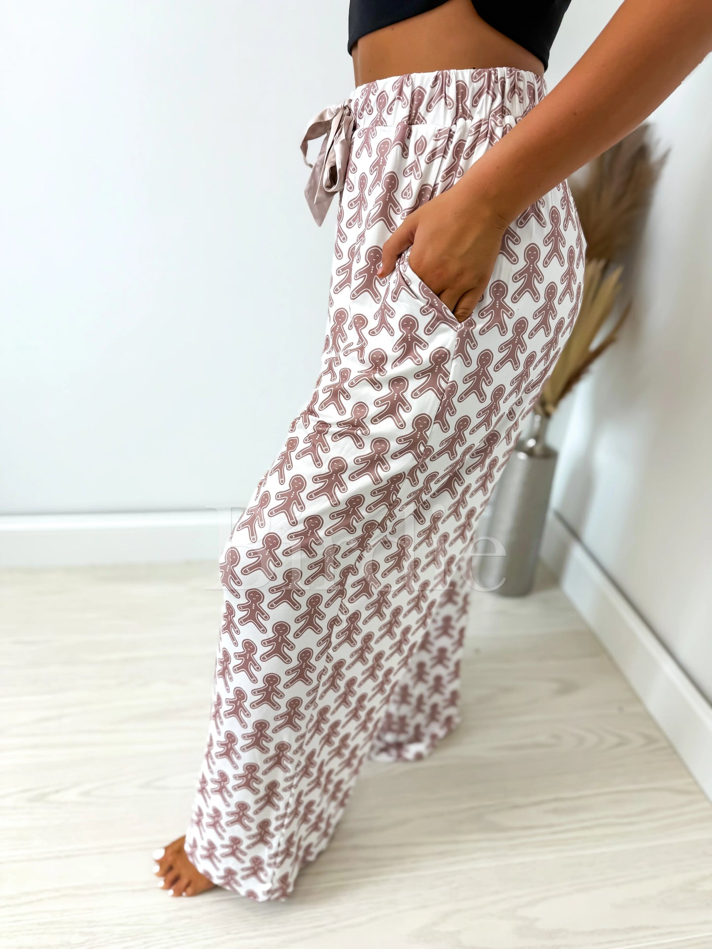PRE-ORDER Birdie Gingercream Dreams Pajama Pants With Satin Bow