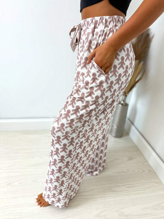 PRE-ORDER Birdie Gingercream Dreams Pajama Pants With Satin Bow