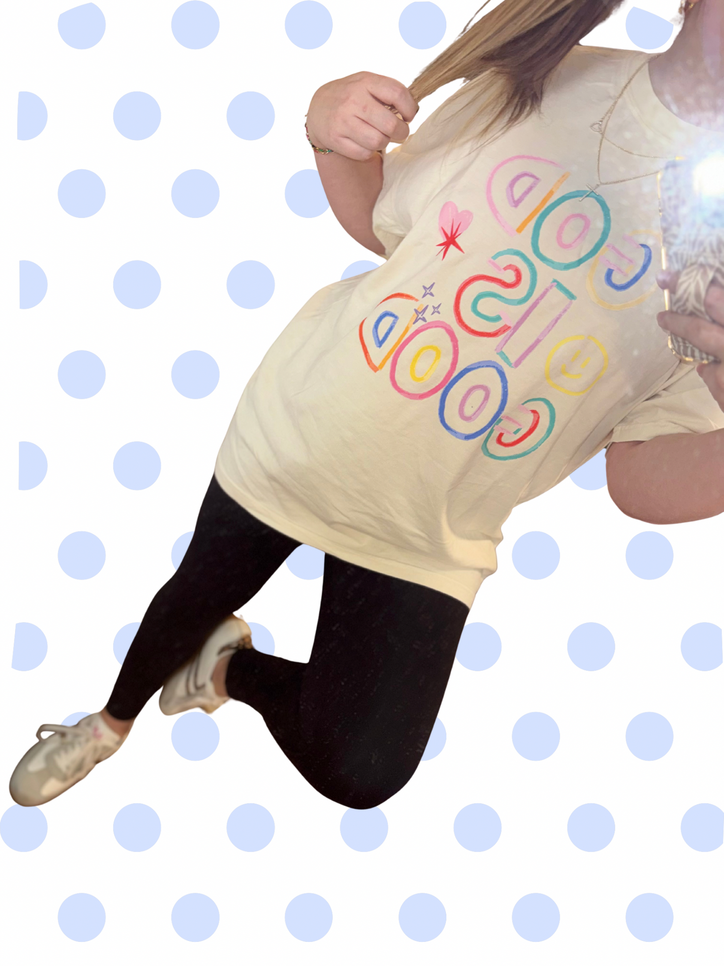 God Is Good Graphic Tee on Ivory