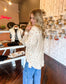 Oversized Wildflower Linen Top by Top Notch