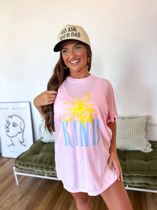 Bee Kind Graphic Tee on Blossom