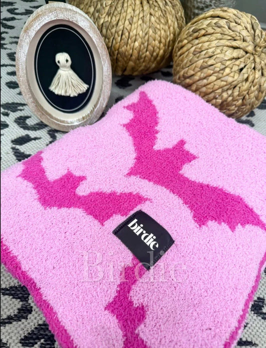 Birdie Pink Boo Blanket
