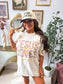 Vintage Jesus Loves You Graphic Tee on Ivory