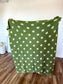 PREORDER Birdie Reversible Blanket in Pistachio Dot