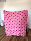 PREORDER Birdie Reversible Blanket in Pinky Promise Dot