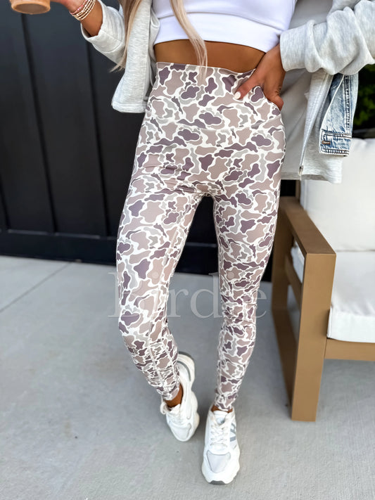 4TH CUT PRE-ORDER Birdie Duck Camo Leggings