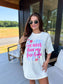 Nicer Than My Face Graphic Tee on Ivory